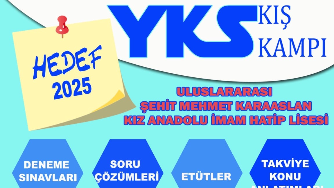 Hedef 2025 YKS Kış Kampı